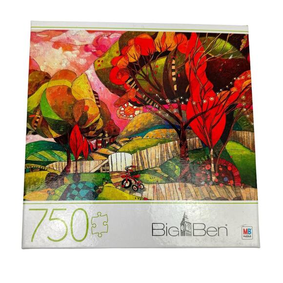 Spinmaster Big Ben Hasbro Big Backyard 750 Piece Jigsaw Puzzle *COMPLETE* - Picture 1 of 6